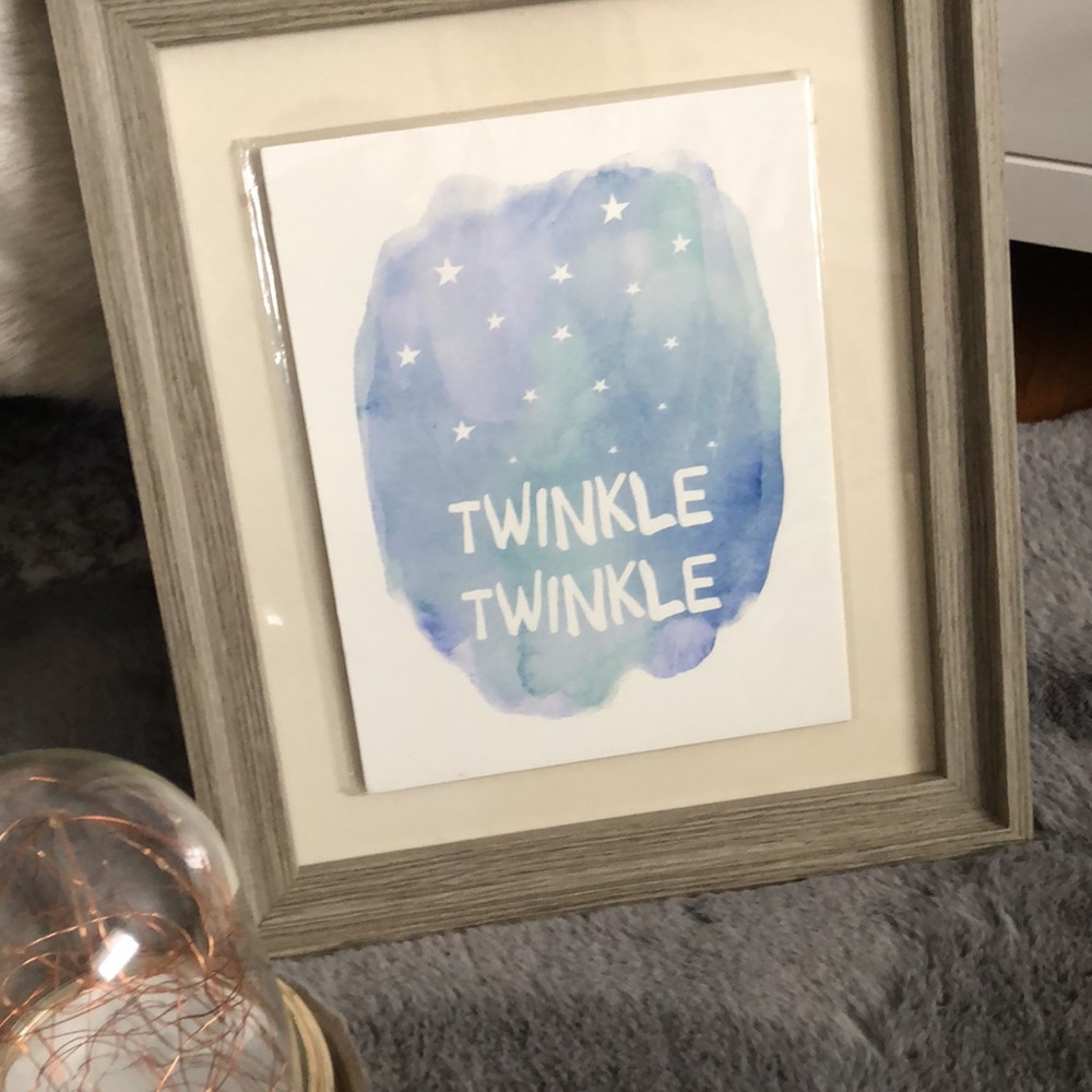 🆕Art Print | Amy Hall  | 8x10 Frame Insert | Twinkle Baby Room | Star Print